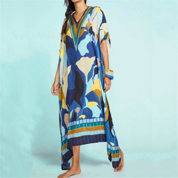 Accessories - 5⭐️Fave! Geometric Print Caftan